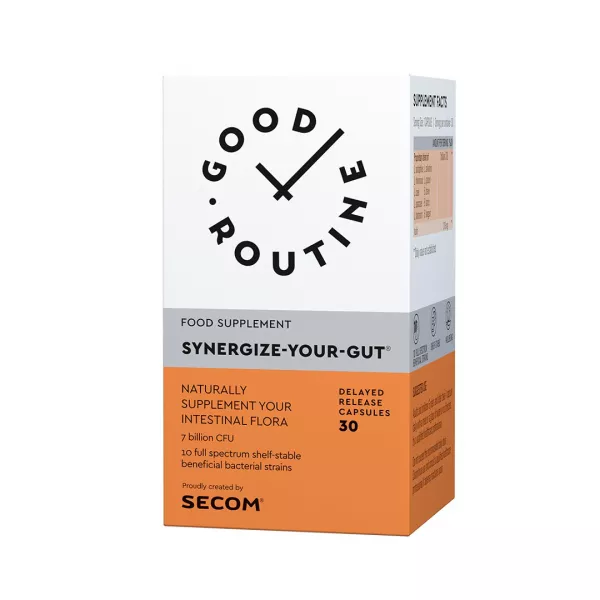 Synergize Your Gut Good Routine, 30 capsule, Secom