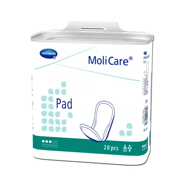 Tampoane absorbante incontinenta 3 picaturi MoliCare Pad, 28 bucati, Hartmann