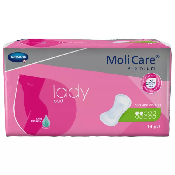 Tampoane MoliCare Premium lady pad 2 picaturi, 14 bucati, Hartmann