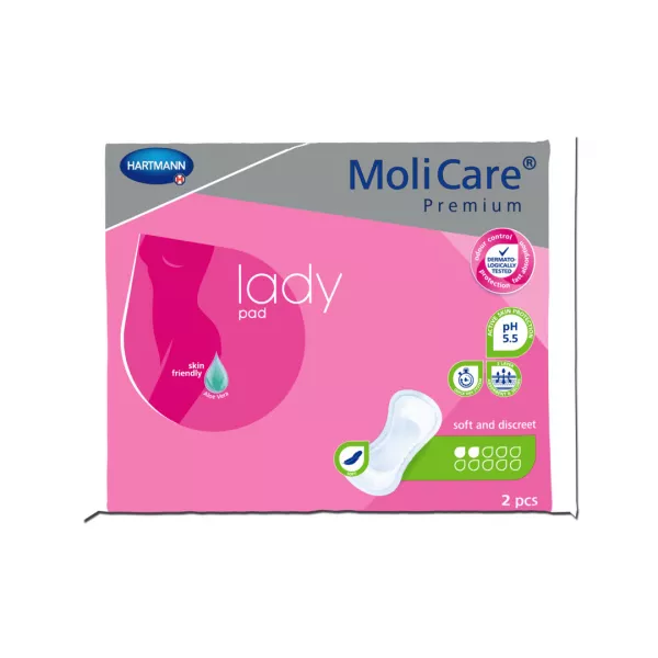 Tampoane MoliCare Premium lady pad 2 picaturi, 14 bucati, Hartmann
