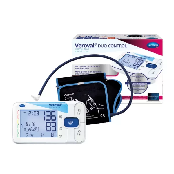 Tensiometru brat Veroval Duo Control, cu manseta, marime M, Hartmann