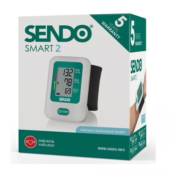 Tensiometru de incheietura portabil Sendo Smart 2, 1 bucata, Sendo