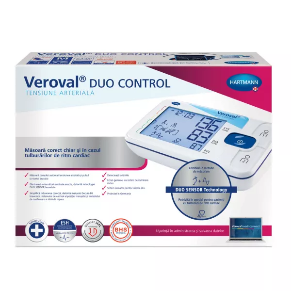 Tensiometru pentru brat Hartmann Veroval Duo Control