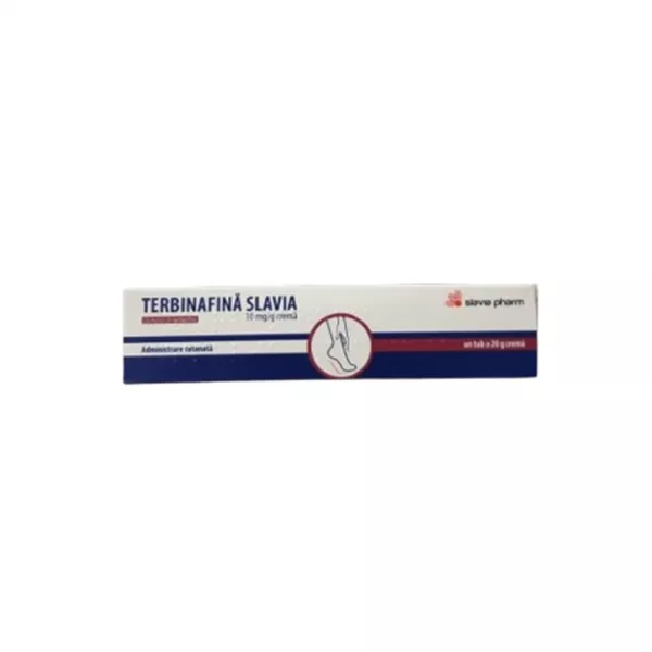 Terbinafina crema, 10 mg/g, 20 g, Slavia