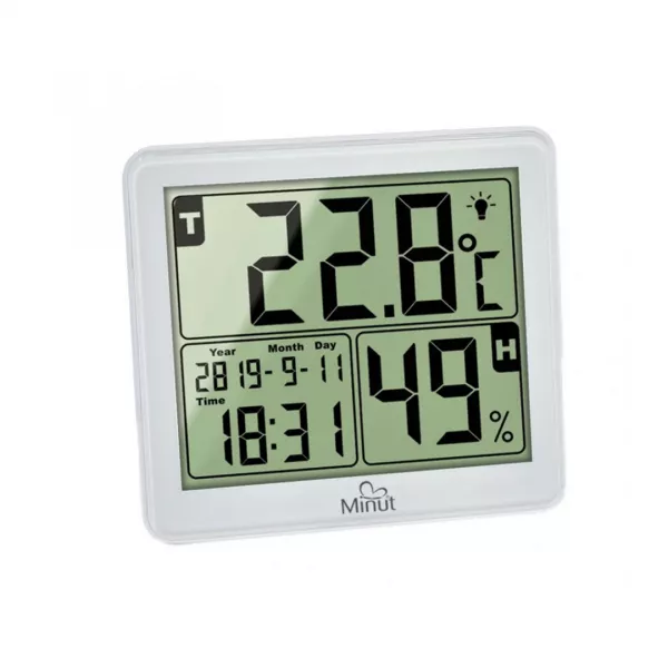 Termohigrometru digital, 5 functii, Minut