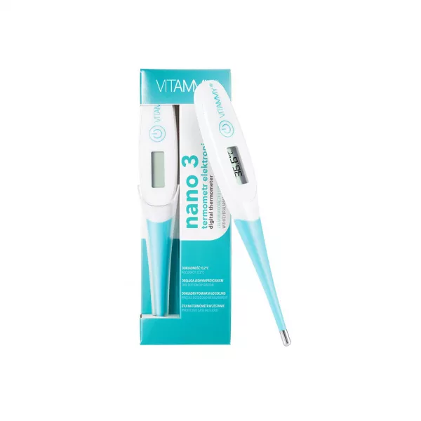 Termometru digital cu cap flexibil Nano3, Vitammy