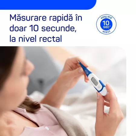 Termometru digital cu timp scurt de masurare si cap flexibil Thermoval Kids Flex (9251830), Hartmann