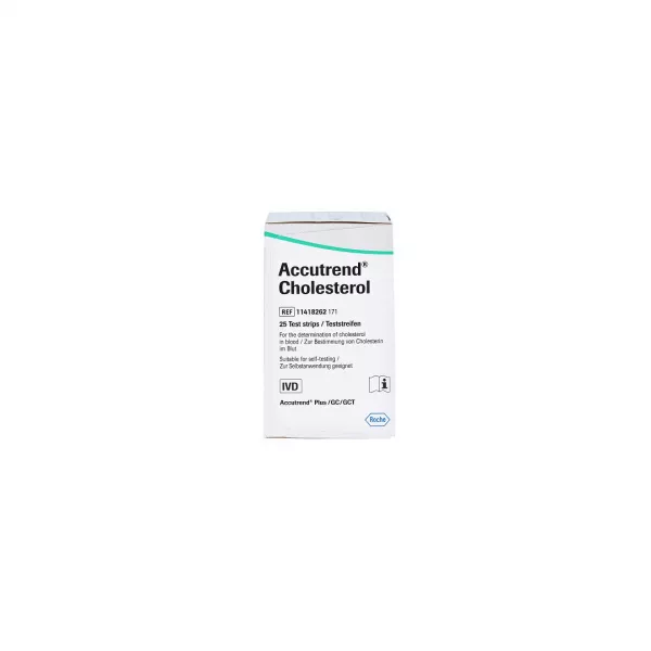 Teste colesterol Accutrend, 25 bucati, Roche