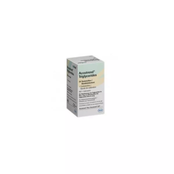 Teste trigliceride Accutrend, 25 bucati, Roche