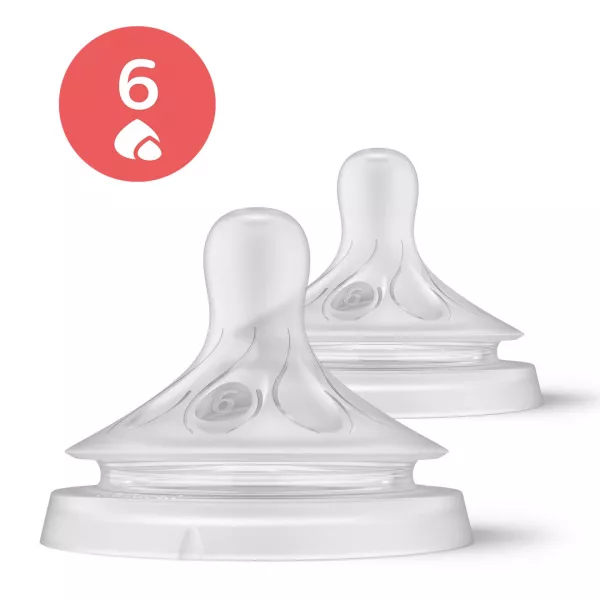 Tetina Natural Response,  Debit 6, 2 bucati, Philips Avent