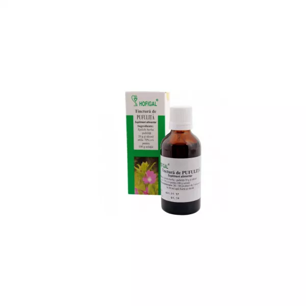 Tinctura de pufulita, 50 ml, Hofigal