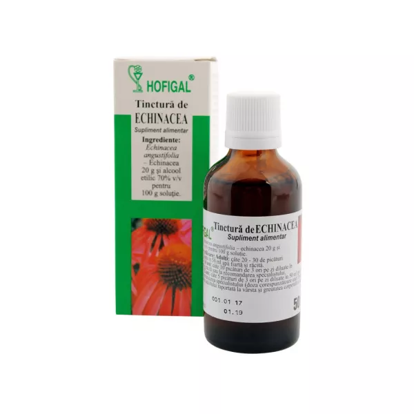 Tinctura de Echinacea, 50 ml, Hofigal