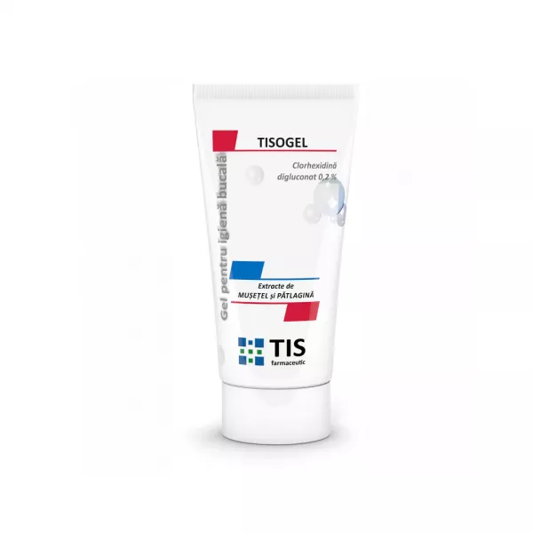 Tisogel gel pentru igiena bucala, 50 ml, Tis Farmaceutic