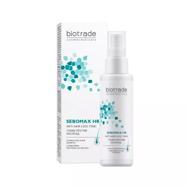Tonic impotriva caderii parului Sebomax HR, 75 ml, Biotrade