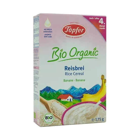 TOPFER CEREALE OREZ CU BANANE 4LUNI 175GR