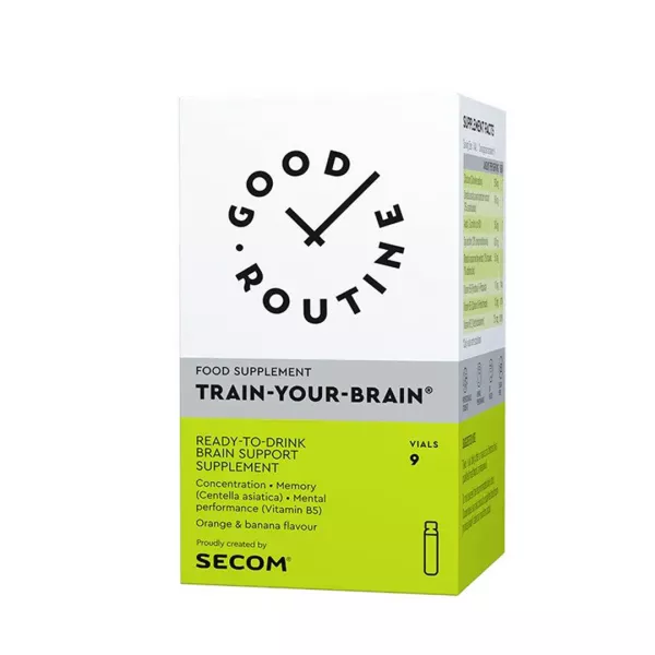 Train your brain Good Routine, 9 x 25 ml, Secom