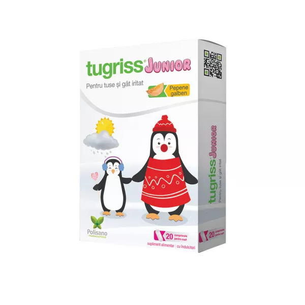 Tugriss Junior, 20 comprimate, Polisano Pharmaceuticals