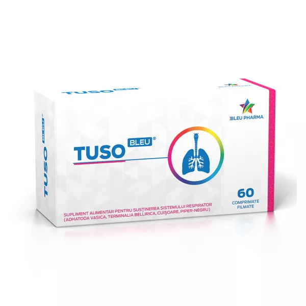 Tuso bleu, 60 comprimate, Bleu Pharma