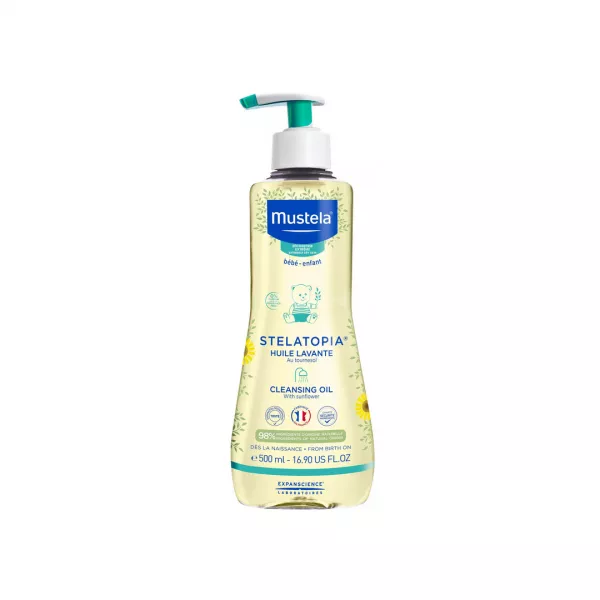 Ulei curatator pentru piele cu tendinta atopica Stelatopia, 500 ml, Mustela