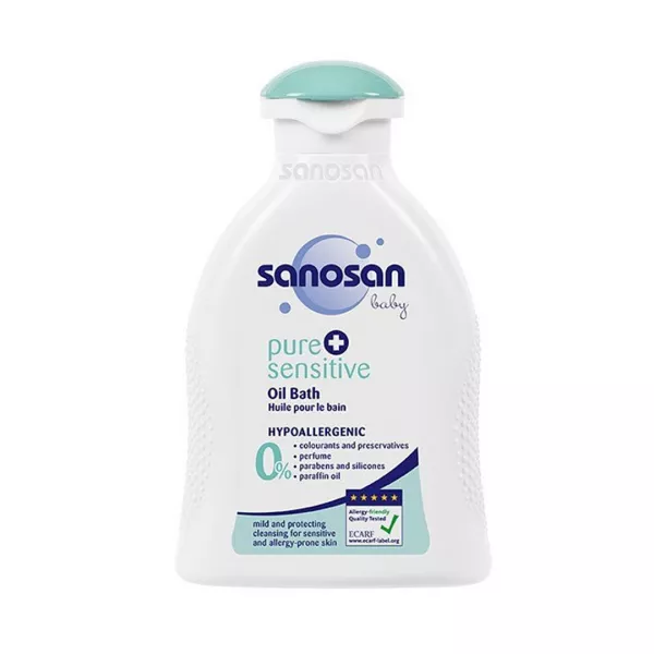 Ulei de baie pentru bebelusi Pure Sensitive, 200 ml, Sanosan