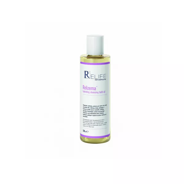 Ulei hidratant de baie Relizema, 200 ml, Relife