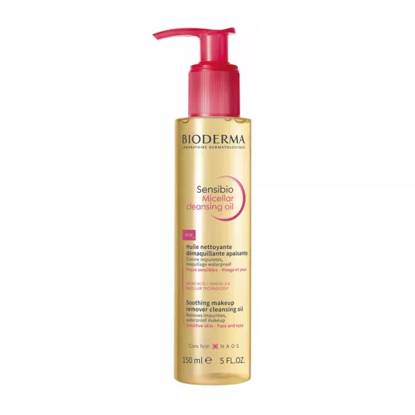 Ulei micelar de curatare Sensibio, 150 ml, Bioderma