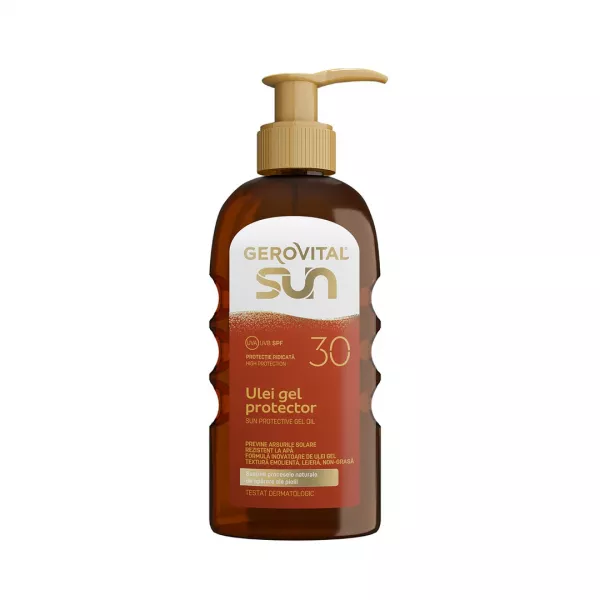 Ulei tip gel protector cu SPF 30 Sun, 150 ml, Gerovital