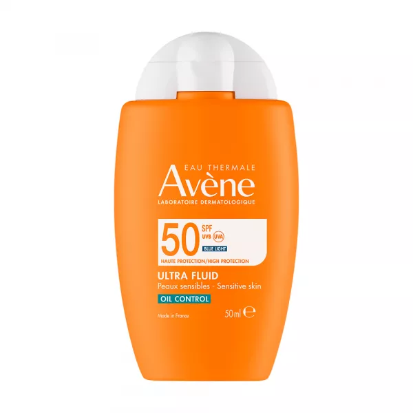 Ultra-Fluid cu protectie solara SPF 50+ Oil Control, 50 ml, Avene