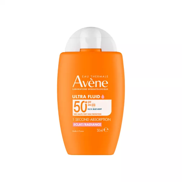 Ultra-Fluid cu protectie solara SPF 50+ Radiance, 50 ml, Avene