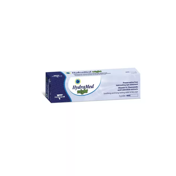 Unguent oftalmic lubrifiant Hydramed Night, 5 g, Farmigea