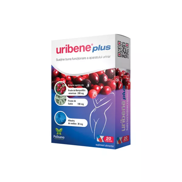 Uribene Plus, 20 capsule, Polisano