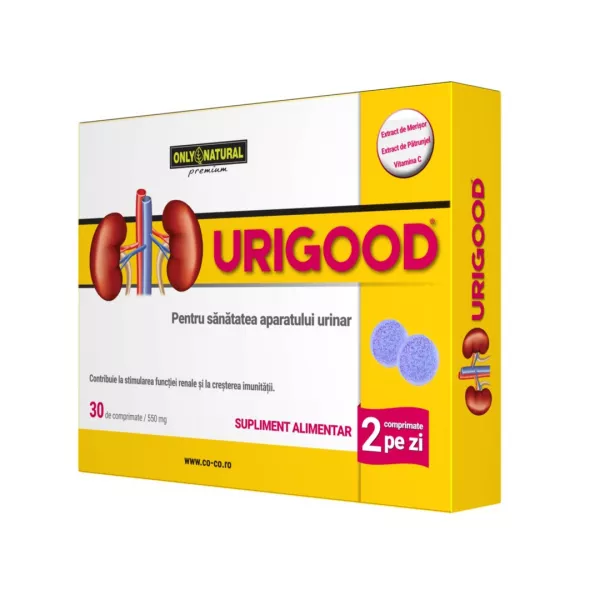 Urigood 550mg, 30 comprimate, Only Natural
