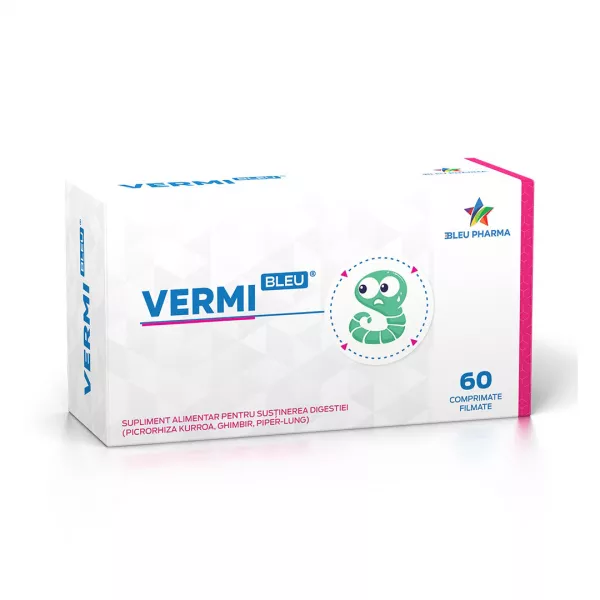Vermi Bleu, 60 comprimate, Bleu Pharma