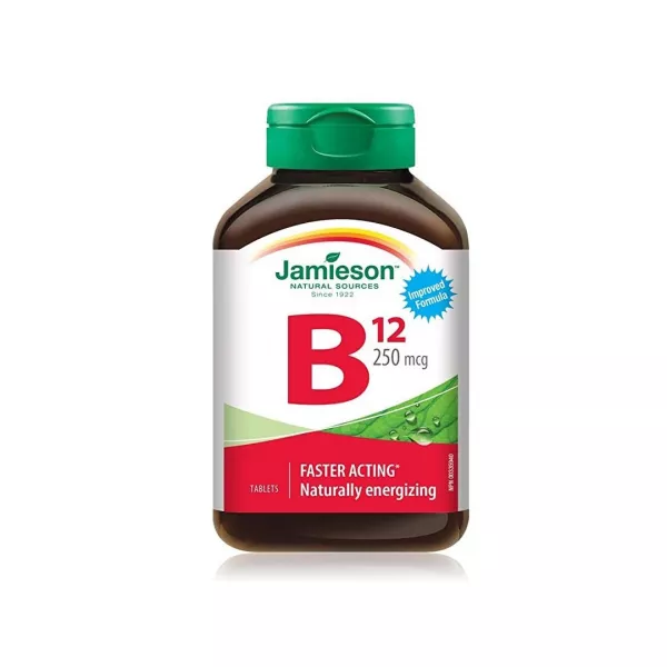 Vitamina B12, 250 mcg, 35 tablete, Jamieson