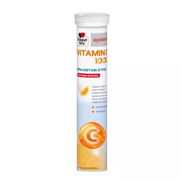 Vitamina C, 1000 mg, 20 capsule efervescente, Doppelherz