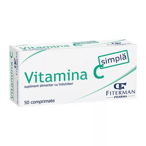 VITAMINA C 180mg x 50cpr. - FITERMAN PHARMA
