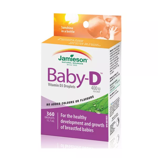 Vitamina D3 picaturi pentru copii, 11,7 ml, Jamieson