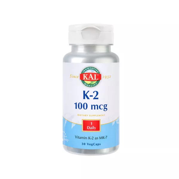 Vitamina K-2, 100 mcg, 30 tablete, Secom