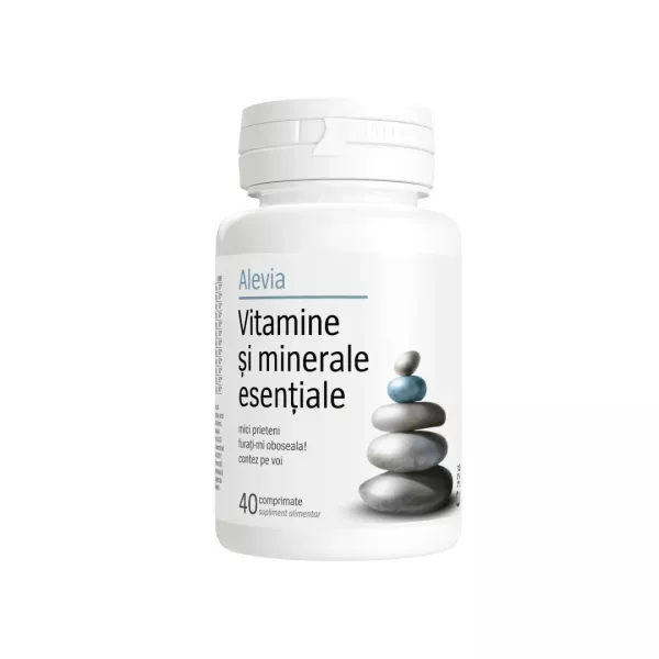 Vitamine si minerale esentiale, 40 comprimate, Alevia