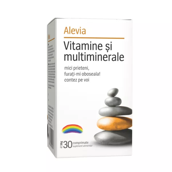 Vitamine si Multiminerale, 30 comprimate, Alevia