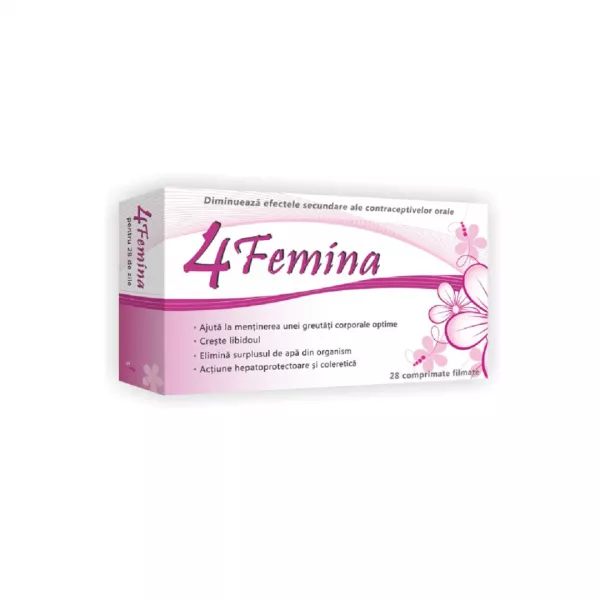 4 Femina, 28 comprimate, Zdrovit
