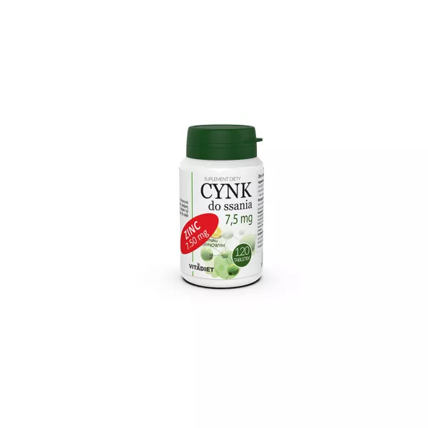 Zinc 7,5mg, 120 comprimate de supt,  Hyllan Pharma