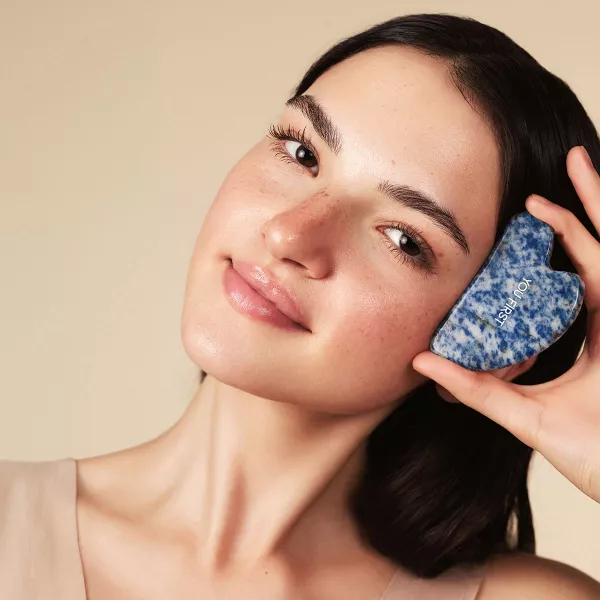 BLUE SPOT JASPER GUA SHA