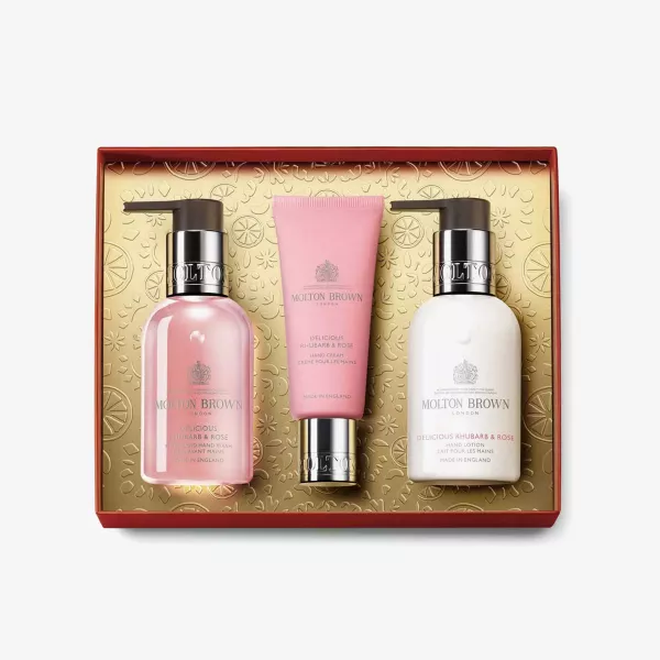 DELICIOUS RHUBARB & ROSE HAND CARE GIFT SET