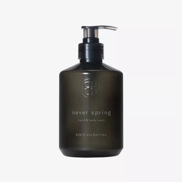 NEVER SPRING HAND AND BODY WASH NEW PACK