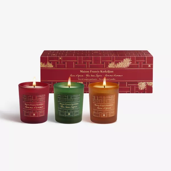 TRIO OF SCENTED CANDLES