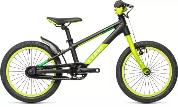 Copii BICICLETA CUBE CUBIE 160 BLACK GREEN 16 421110