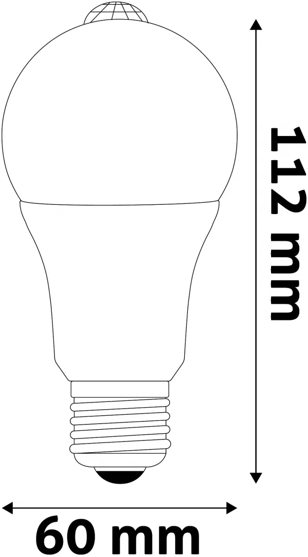 Proiectoare, iluminat stradal si industrial - Beec LED, glob smart, AVIDE, 8.8W, NW cu senzor de miscare, bilden.ro
