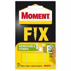 Benzi dublu adezive detasabile, Moment FIX