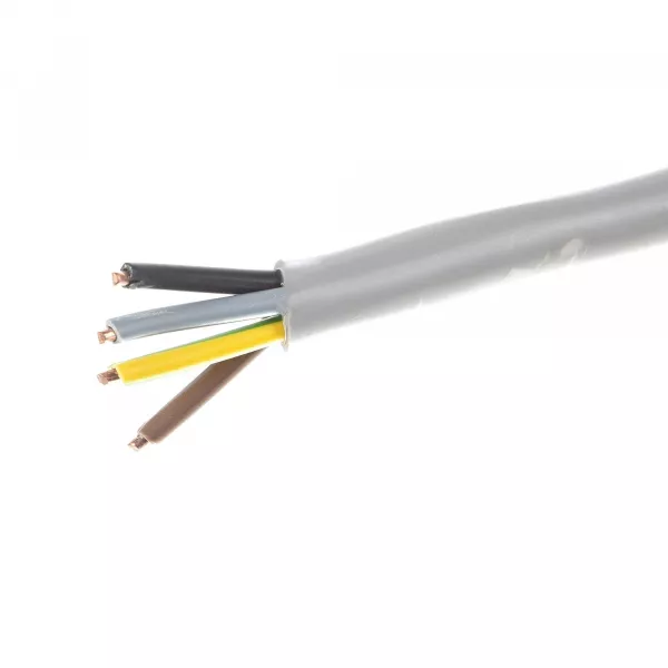 Conductori, cabluri si ghidaje pentru cabluri - Cablu electric CYYF, 4x4mm, masiv, bilden.ro